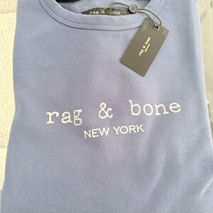 Men’s Rag & Bone Blue Crewneck Sweatshirt Size L